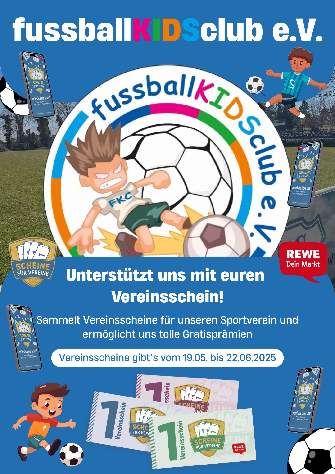 scheine für vereine fussballKIDSclub e.V.