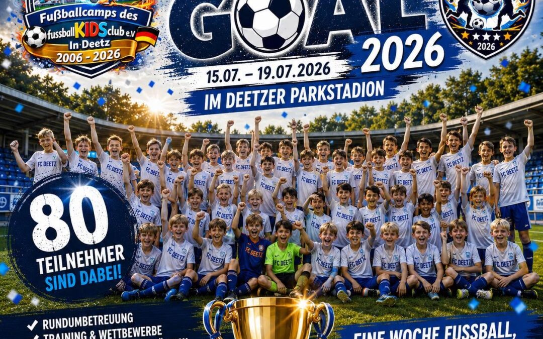 Sommerfußballcamps 2026 starten im Deetzer Parkstadion